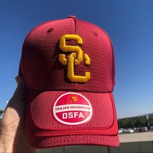 USC Trojans Training Flex Cap Adjustable Hat NEW